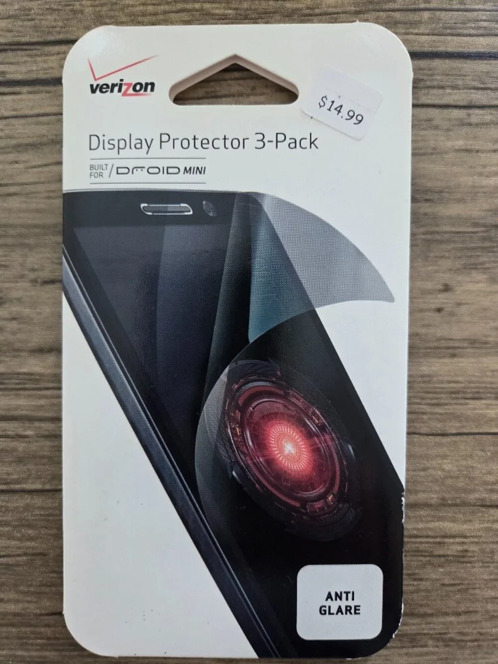 Verizon Display Protector 3-Pack for Droid Mini
